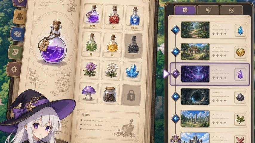 魔女秘药 角色路线 专题图 3