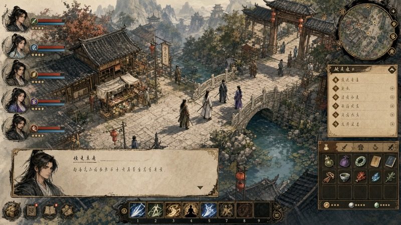 金庸群侠传5爱与死仙狐MOD六周年 角色路线 实机截图 6