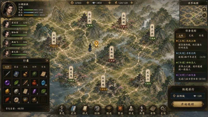 金庸群侠传5爱与死仙狐MOD六周年 场景演出 页面配图 8
