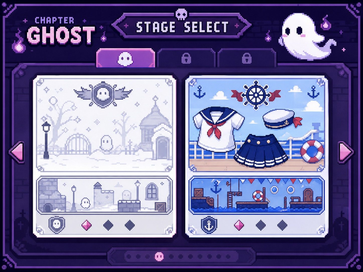 色情猜拳GHOST篇 探索场景 演示图 1
